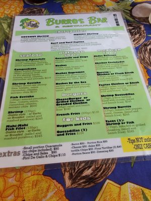 Menu photo 1 Burros Bar & Restaurant Puerto Vallarta, JAL