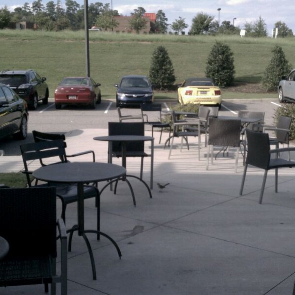 Outdoor seating area is ample. Outdoor seating area is ample.