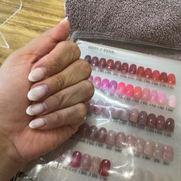 French Japanese gel manicure