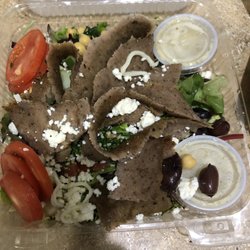 Yasou Cafe - Mediterranean Salad with Gyro