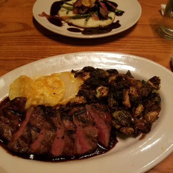 Chestnut - Top the 3 Oz filet small plates, bottom the NY strip. Both so good - New American Near Me - Asheville, North Carolina