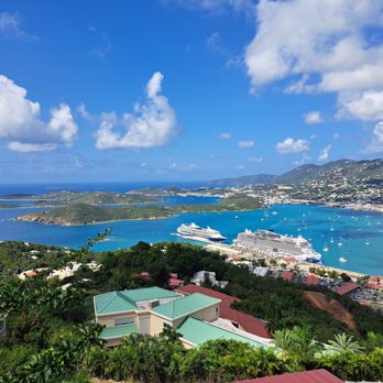 Joyful Wanderer - Lunch with a view in St. Thomas, US Virgin Islands. - Travel Agents Near Me