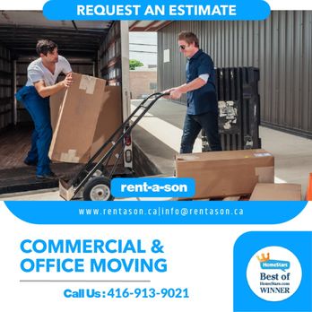 Rent-a-Son - Commercial & Office Moving in Toronto - Movers Near Me - Toronto, Ontario Rent-a-Son - Commercial & Office Moving in Toronto - Movers Near Me - Toronto, Ontario