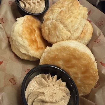 Lucille's Smokehouse Bar-B-Que - Homemade Biscuits with Apple Butter - Barbeque Near Me - Brea, California