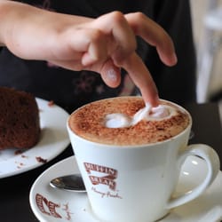 Muffin Break - Soy hot chocolate.