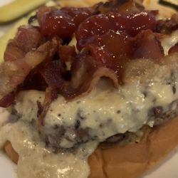 Lazy Boy Saloon - The Big Bleu Burger