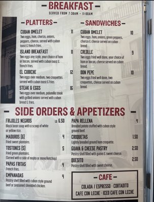 Menu photo 1 Cuban American Cafe Orlando, FL Menu photo 1 Cuban American Cafe Orlando, FL