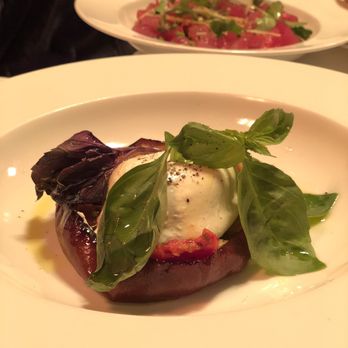 L'Avenue - Burrata with eggplant - Brasseries Near Me - Paris, 75 L'Avenue - Burrata with eggplant - Brasseries Near Me - Paris, 75