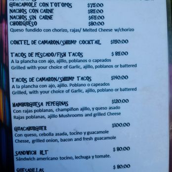 Pepegina's - Lunch menu 1 - Pizza Near Me - Loreto, BCS