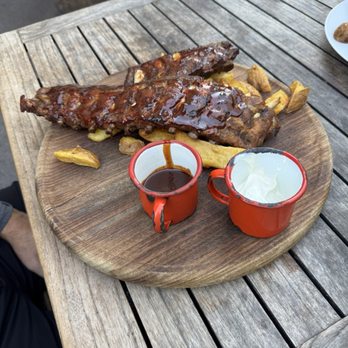 1516 Brewing Company - BBQ pork ribs with potato wedges - Breweries Near Me - Vienna, 9 1516 Brewing Company - BBQ pork ribs with potato wedges - Breweries Near Me - Vienna, 9