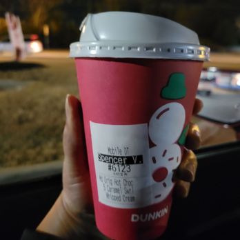 Dunkin' - Is caramel hot chocolate - Donuts Near Me - Augusta, Georgia