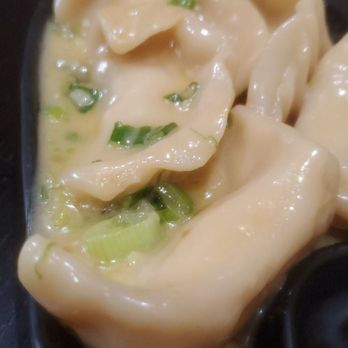Dumpling Dojo - Closeup of the CHICKEN DUMPLINGS - Ramen Near Me - Rutherford, New Jersey