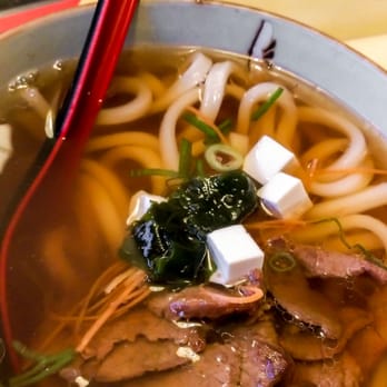 Hama Sushi - Beef udon soup, Hama Sushi - Sushi Bars Near Me - Frankfurt, HE