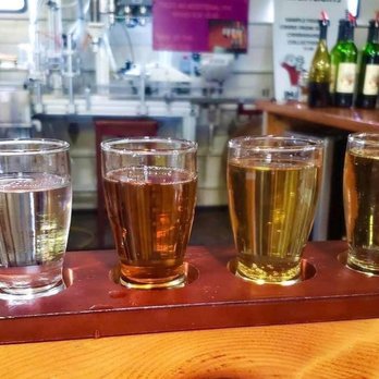 Hilltop Orchards - Hard cider tasting in the tasting room - Wine Tasting Room Near Me - Richmond, Massachusetts