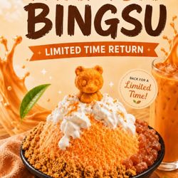 Bingsu Tea - Thai Tea Bingsu