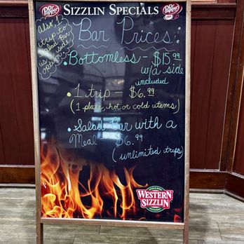 Western Sizzlin - The Board - American Near Me - Parkersburg, West Virginia