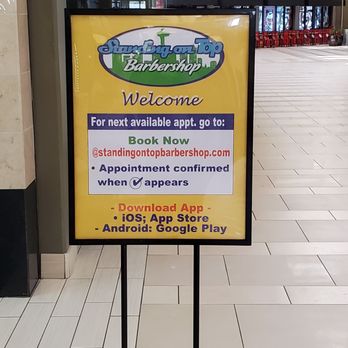 Standing On Top - Appointment sign - Barbers Near Me - Bellevue, Washington