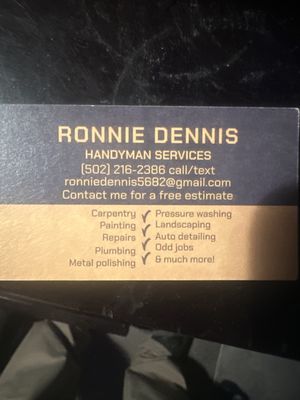 Ronnie Dennis Handyman Services