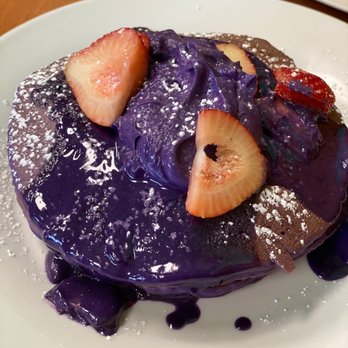 Guieb Cafe - Ube mascarpone pancake - New American Near Me - Honolulu, Hawaii Guieb Cafe - Ube mascarpone pancake - New American Near Me - Honolulu, Hawaii