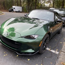 TC Customs Atlanta - Miata with green vinyl wrap