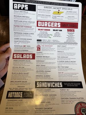 Menu photo 1 Burger Republic Mt. Juliet, TN
