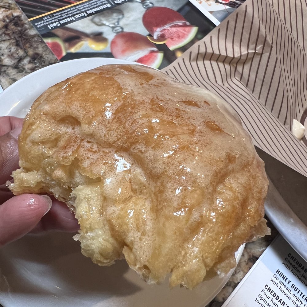Cheddar's Scratch Kitchen - Honey butter croissant! - American Near Me - Webster, Texas Cheddar's Scratch Kitchen - Honey butter croissant! - American Near Me - Webster, Texas