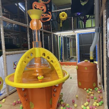 KidsTopia Playground - Air gun shooting, passing, and gyser! Loved this - Playgrounds Near Me - Bluffdale, Utah