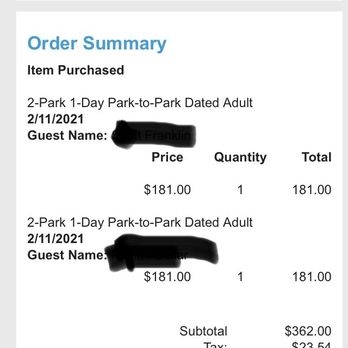 Universal Studios Florida - Receipt - Amusement Parks Near Me - Orlando, Florida Universal Studios Florida - Receipt - Amusement Parks Near Me - Orlando, Florida