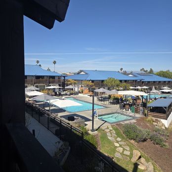 Lakehouse Resort - Balcony pool view - Hotels Near Me - San Marcos, California