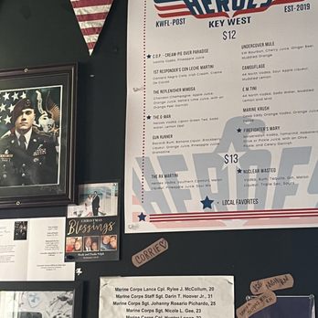Heroes Bar & Liberty Lounge - Menu and tributes - Sports Bars Near Me - Key West, Florida Heroes Bar & Liberty Lounge - Menu and tributes - Sports Bars Near Me - Key West, Florida
