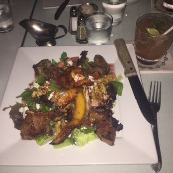 26 Beach Restaurant - Lamb salad with grilled peaches! - New American Near Me - Venice, California