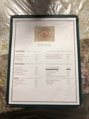 Menu photo 1 The Postal Grill Fowlerton, TX Menu photo 1 The Postal Grill Fowlerton, TX
