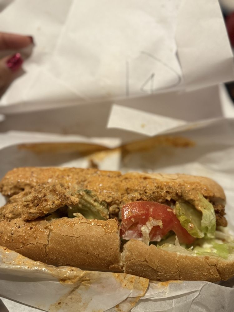 Food from The Po'Boy Shop