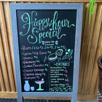Ikedo Japanese Eatery - Happy Hour sign - Ramen Near Me - Port Washington, New York Ikedo Japanese Eatery - Happy Hour sign - Ramen Near Me - Port Washington, New York