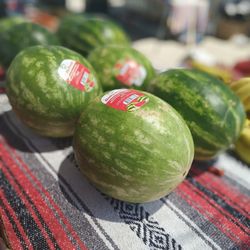 Expo New Mexico Flea Market - Fresh watermelon from vendor at spaces 117 & 118