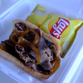 Abel's Apple Acres - tri tip was tender and bread soft.  needed to add condiments. - Bakeries Near Me - Placerville, California