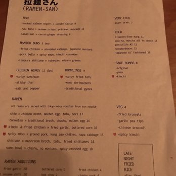 RAMEN-SAN - Menu - Ramen Near Me - Chicago, Illinois RAMEN-SAN - Menu - Ramen Near Me - Chicago, Illinois