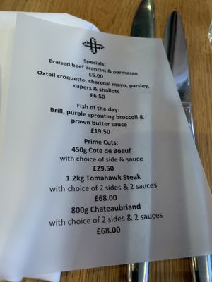 Menu photo 2 James S Belfast, BFS