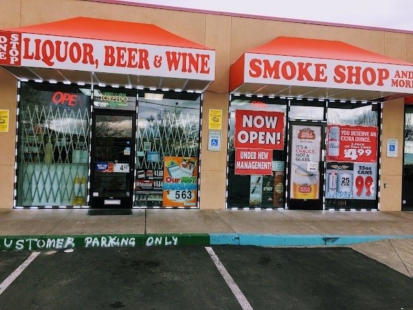One Stop Liquor And Smoke Shop Logo