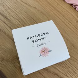 Katheryn Bonny Confections - Adorable packaging