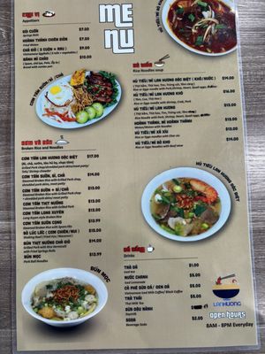 Menu photo 6 Lan Hương Quán Santa Ana, CA Menu photo 6 Lan Hương Quán Santa Ana, CA