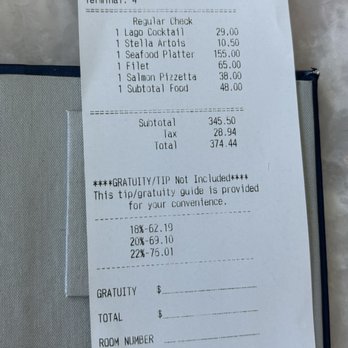 Lago - Wasn't worth it for the price - Italian Near Me - Las Vegas, Nevada