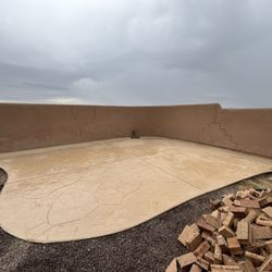 MS Services - Stamped Concrete patio