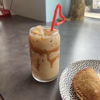 Karnaval - Empanada and dulce leche latte - Cafes Near Me - Salinas, California Karnaval - Empanada and dulce leche latte - Cafes Near Me - Salinas, California