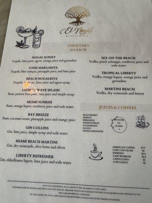 Menu photo 2 El Nogal Restaurant Miami Beach, FL Menu photo 2 El Nogal Restaurant Miami Beach, FL