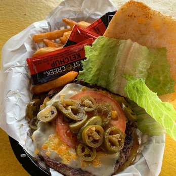 Wild Duck Marina - The Hotter N Hell Burger. And damn, it's hot!! - Salad Near Me - Brownwood, Texas Wild Duck Marina - The Hotter N Hell Burger. And damn, it's hot!! - Salad Near Me - Brownwood, Texas