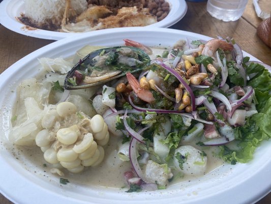 Salt & pepper Peruvian food cart 82 Ave by null