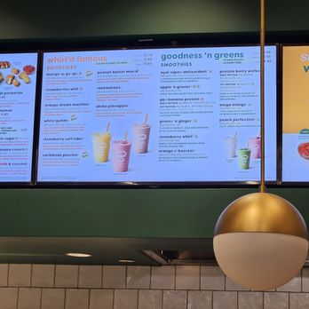 Jamba - Their menu Oct 2025 - Juice Bars & Smoothies Near Me - Los Angeles, California