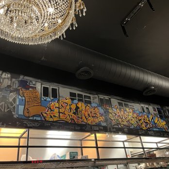Beatstro - Street art above the Open kitchen in the dining area. - American Near Me - Bronx, New York