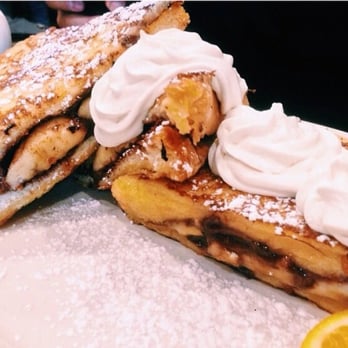 Ball Square Cafe - Banana Nutella stuffed French toast - Breakfast & Brunch Near Me - Somerville, Massachusetts